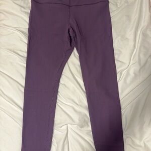 Athleta Women’s Ribbed Purple Leggings